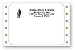 Pin-Fed Shipping Address Labels, Imprinted