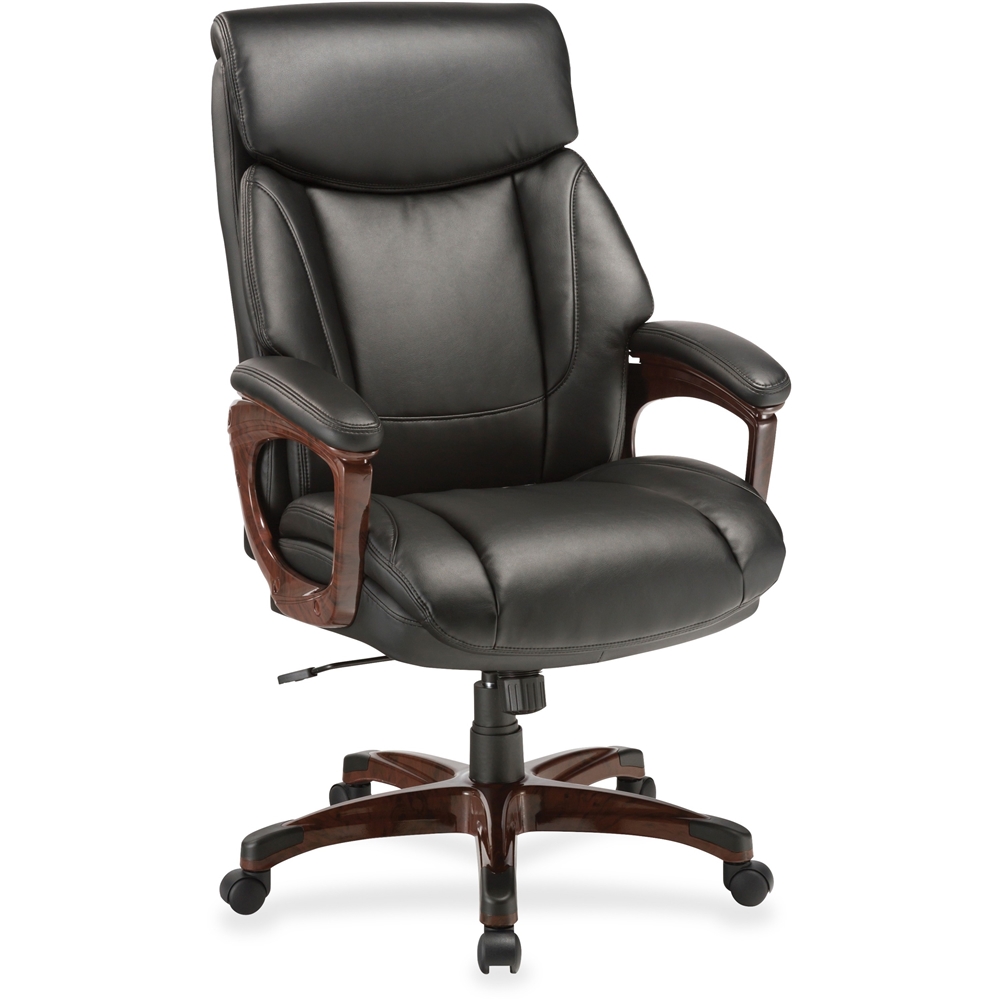 Lorell Executive Chair Mahogany